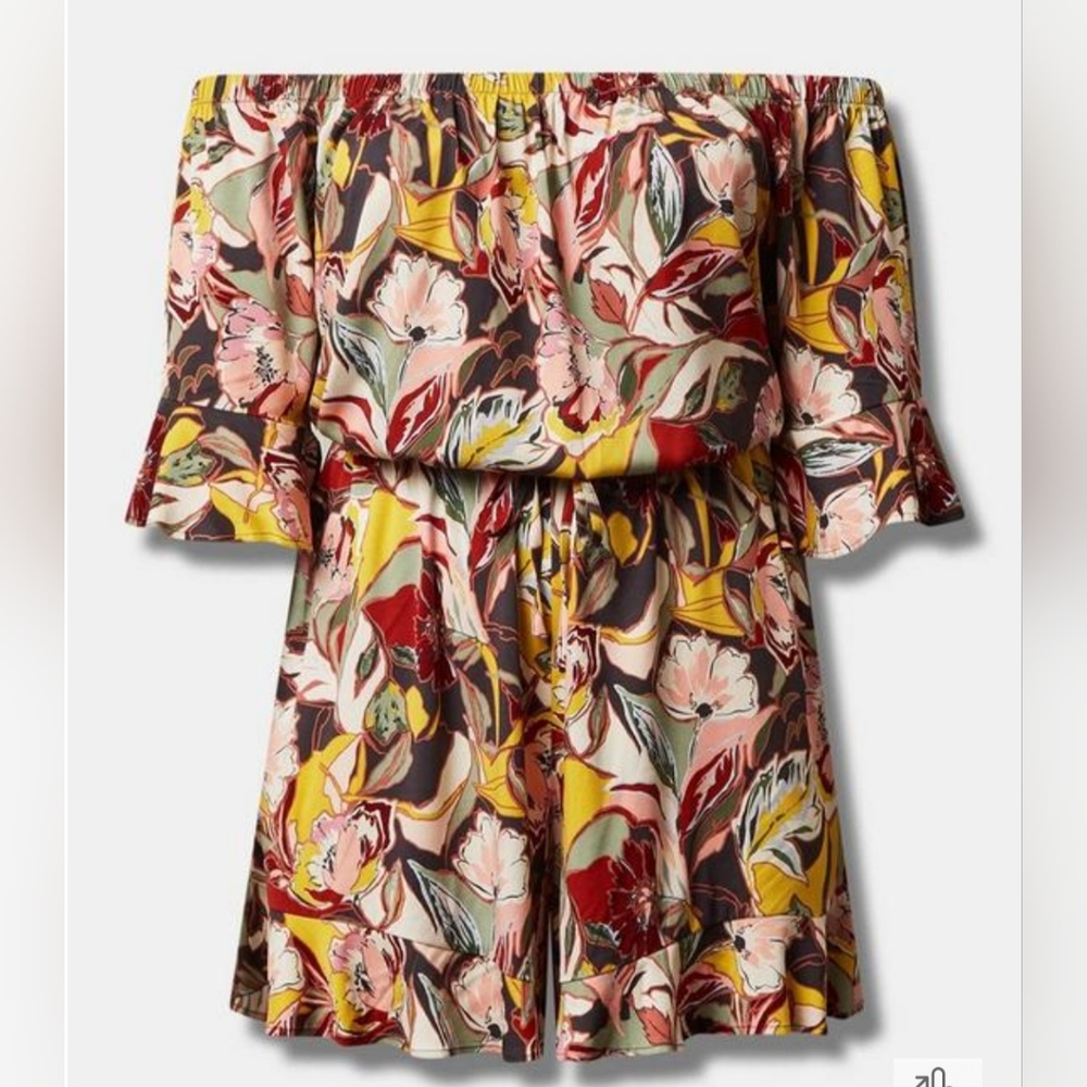 Torrid Ruffled Sleeved Romper